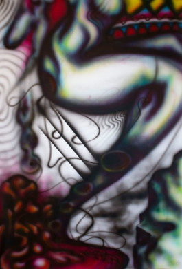 Airbrush painting smoke Thibaut Cudré-Mauroux