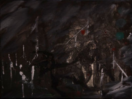 abstract raw painting Thibaut Cudré-Mauroux