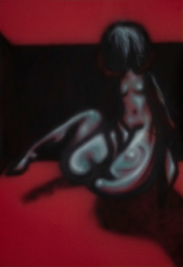 Airbrush painting women Thibaut Cudré-Mauroux