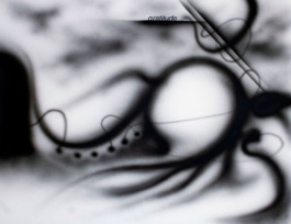 Airbrush painting Thibaut Cudré-Mauroux