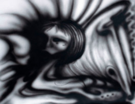 Airbrush painting Thibaut Cudré-Mauroux