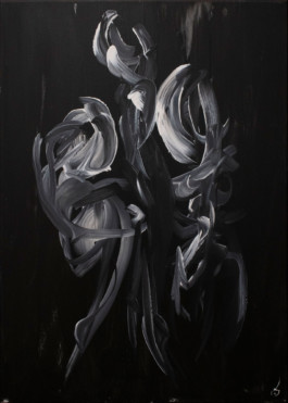 abstract raw painting Thibaut Cudré-Mauroux