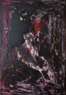 abstract raw painting Thibaut Cudré-Mauroux