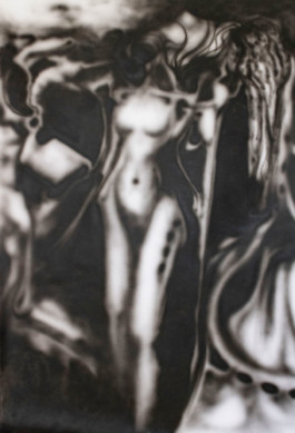 airbrush Giger painting Thibaut Cudré-Mauroux