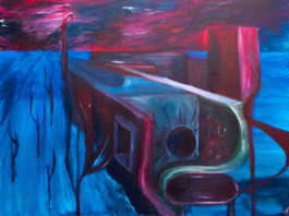 Art painting of Unknown World temple Thibaut Cudré-Mauroux