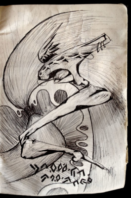 sketch of army Thibaut Cudré-Mauroux