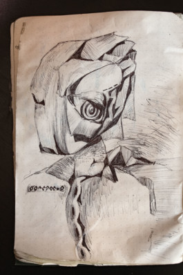 sketch of army Thibaut Cudré-Mauroux